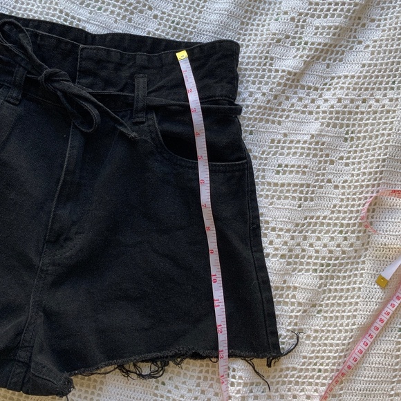 Black Denim Shorts Urban Planet - Picture 3 of 5